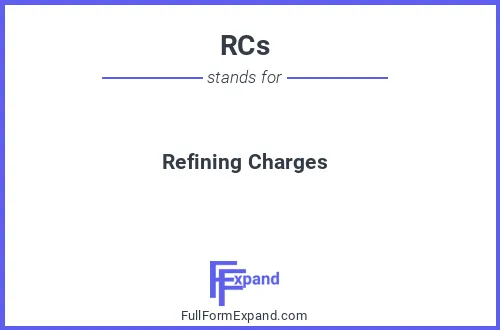 Full form of RCs