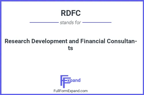 Full form of RDFC