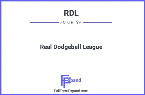 Full form of RDL