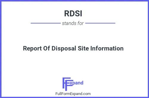 Full form of RDSI