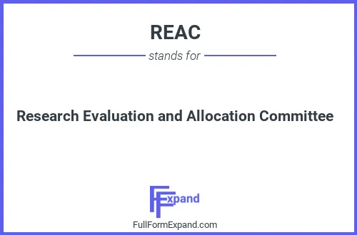 Full form of REAC