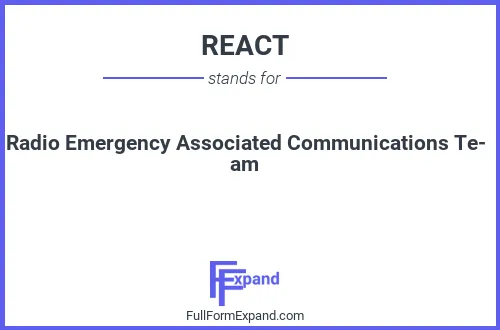 Full form of REACT