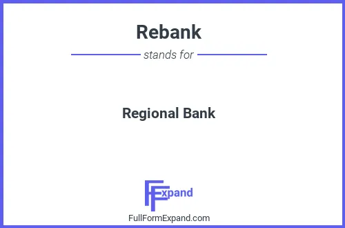 Full form of Rebank