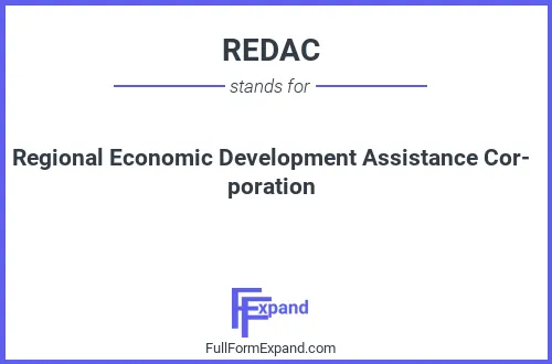 Full form of REDAC