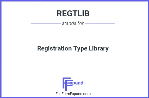 Full form of REGTLIB