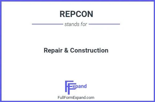 Full form of REPCON