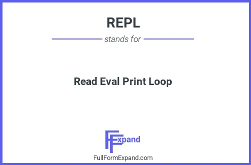 Full form of REPL