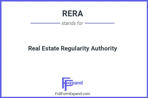 Full form of RERA