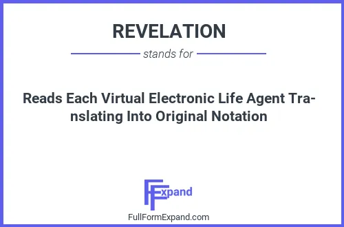 Full form of REVELATION