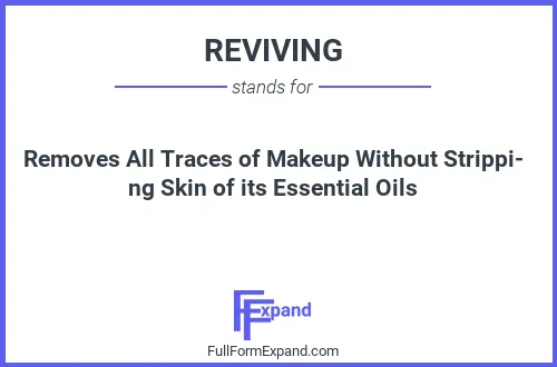 Full form of REVIVING