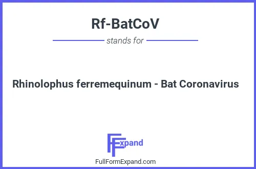 Full form of Rf-BatCoV