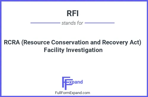 Full form of RFI