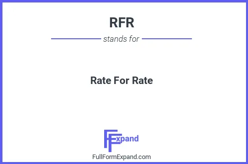 Full form of RFR