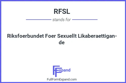 Full form of RFSL