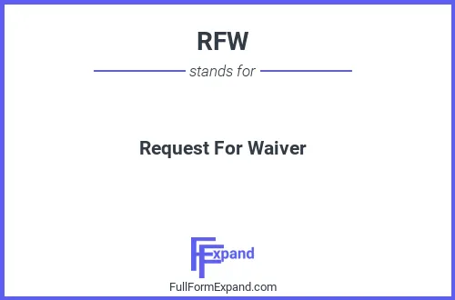 Full form of RFW