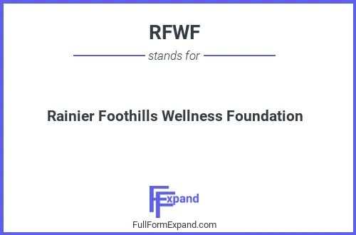 Full form of RFWF