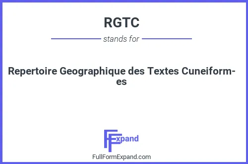 Full form of RGTC