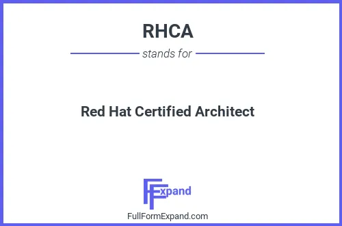 Full form of RHCA