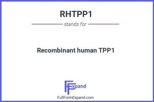 Full form of RHTPP1