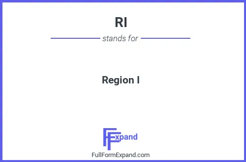 Full form of RI