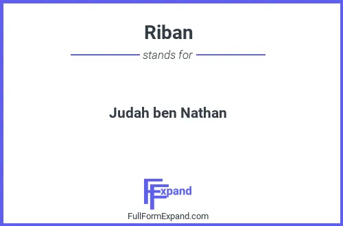 Full form of Riban