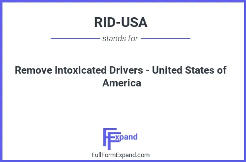 Full form of RID-USA