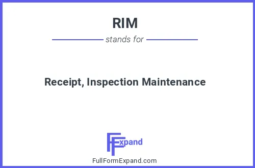 Full form of RIM