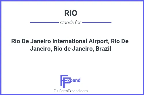 Full form of RIO