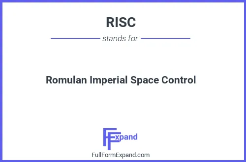 Full form of RISC