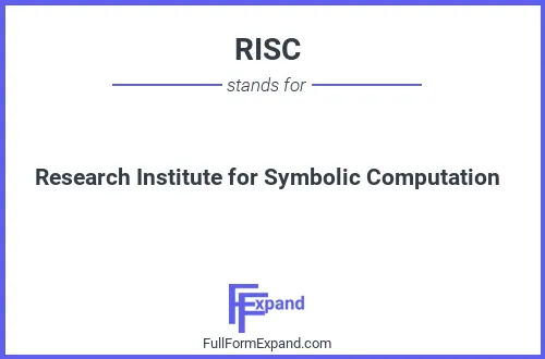 Full form of RISC