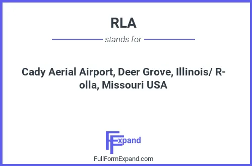 Full form of RLA