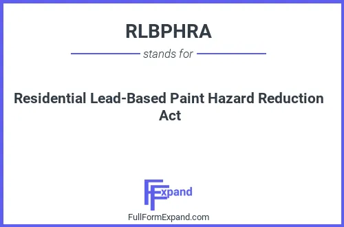 Full form of RLBPHRA