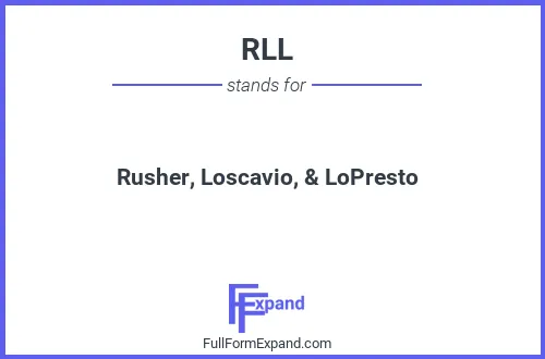 Full form of RLL