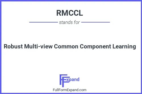 Full form of RMCCL