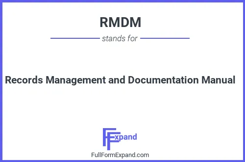 Full form of RMDM