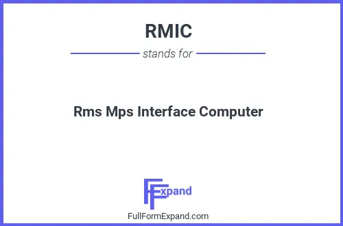 Full form of RMIC