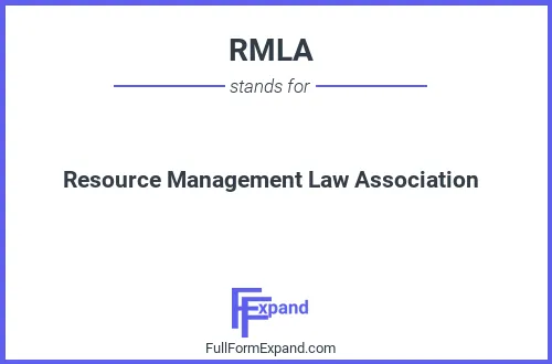 Full form of RMLA