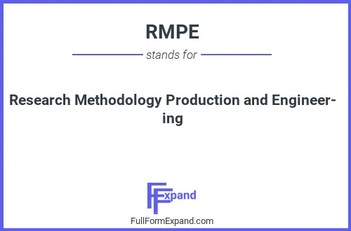 Full form of RMPE