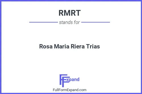 Full form of RMRT