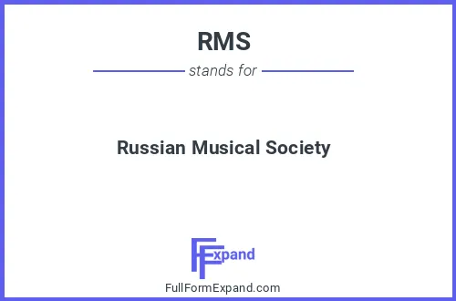Full form of RMS