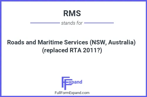 Full form of RMS