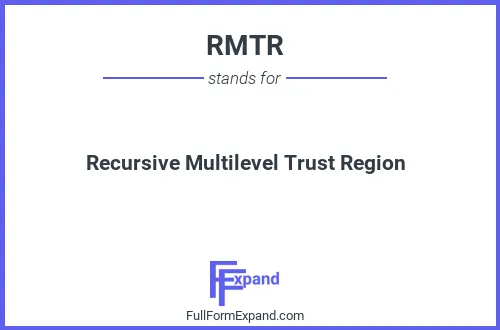 Full form of RMTR