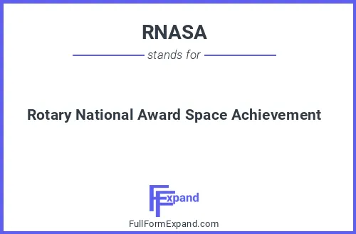 Full form of RNASA