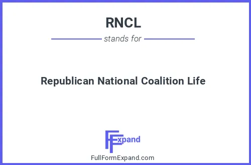 Full form of RNCL