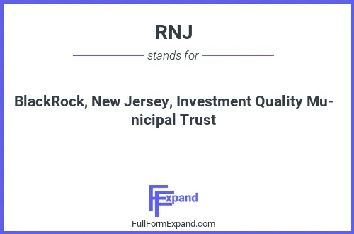 Full form of RNJ