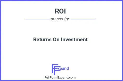 Full form of ROI
