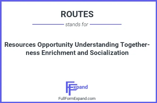 Full form of ROUTES