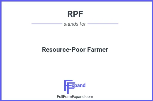 Full form of RPF
