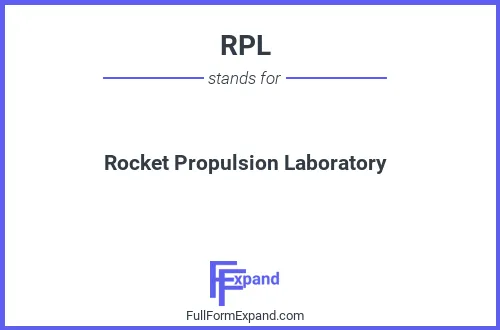 Full form of RPL