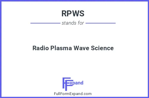 Full form of RPWS
